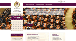 Desktop Screenshot of cameradeputatilor.ro